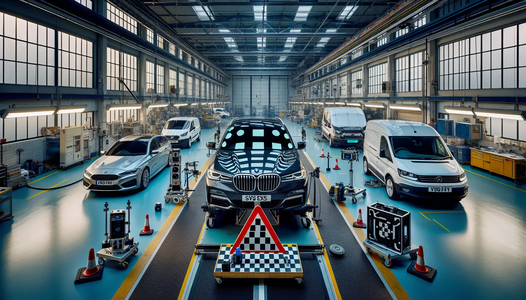 Workshop ADAS calibrations across vehicles.