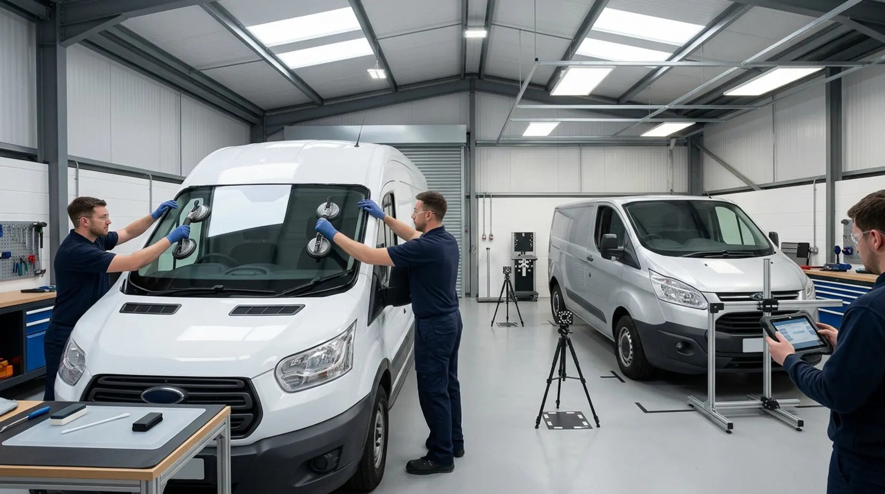 Windscreen replacement and ADAS calibration.