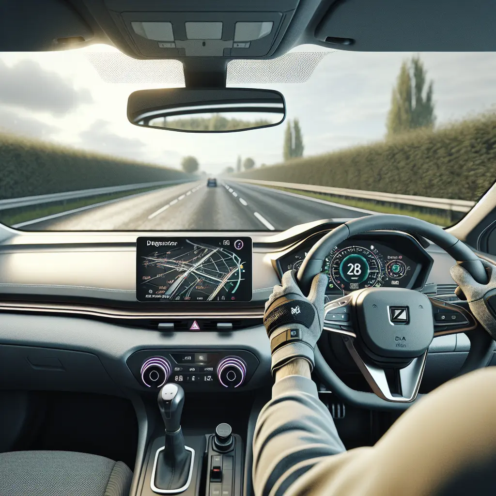 Over-shoulder ADAS calibration while driving.