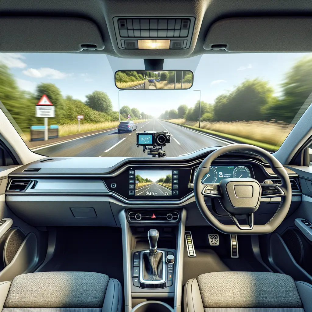 Right-hand-drive ADAS calibration road test.