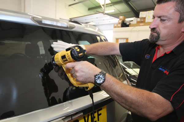 Car back window film tinting